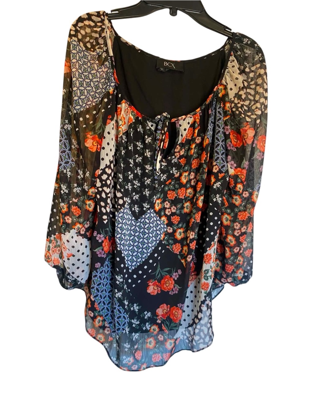 Like New BCX Ladies Top Size Medium Multi Colors